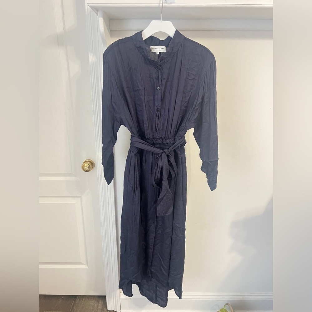 FINAL PRICE Apiece Apart Midnight Blue Dress